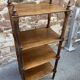 Napoleon III style bookcase shelf in mahogany wood circa 1900