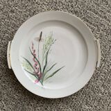 Dessert service, 1 main course & 11 plates in fine porcelain from louis lourioux to Foëcy