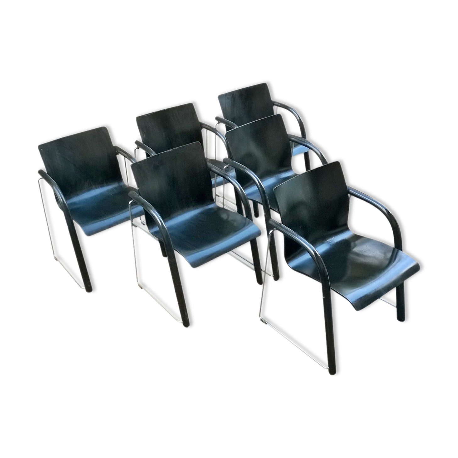 S320 chairs by Ulrich Boehme and Wulf Schneider for Thonet