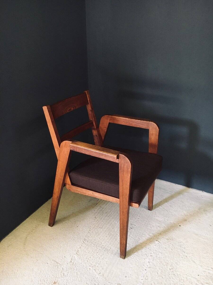 Modernist Armchair, France, 1940s