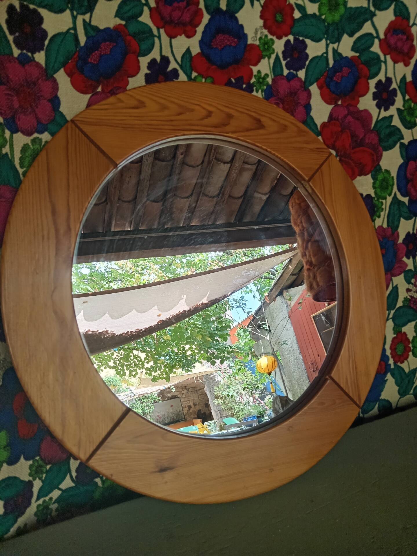 Miroir en bois