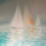 Pair of original signed lithographs – Calman SHEMI – Large Format