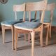 Chaises bistrot vert d'eau