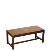 Vintage Military Campaign Coffee Table by REH Kennedy