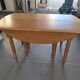Oak table for 20 people.