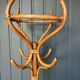 Bentwood and rattan coat stand, 1960s
