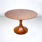 Mid-Century Modern Wooden Dining Table, Italy, 1960s