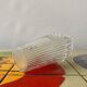 Small vintage bedside lamp in molded glass - 1950s