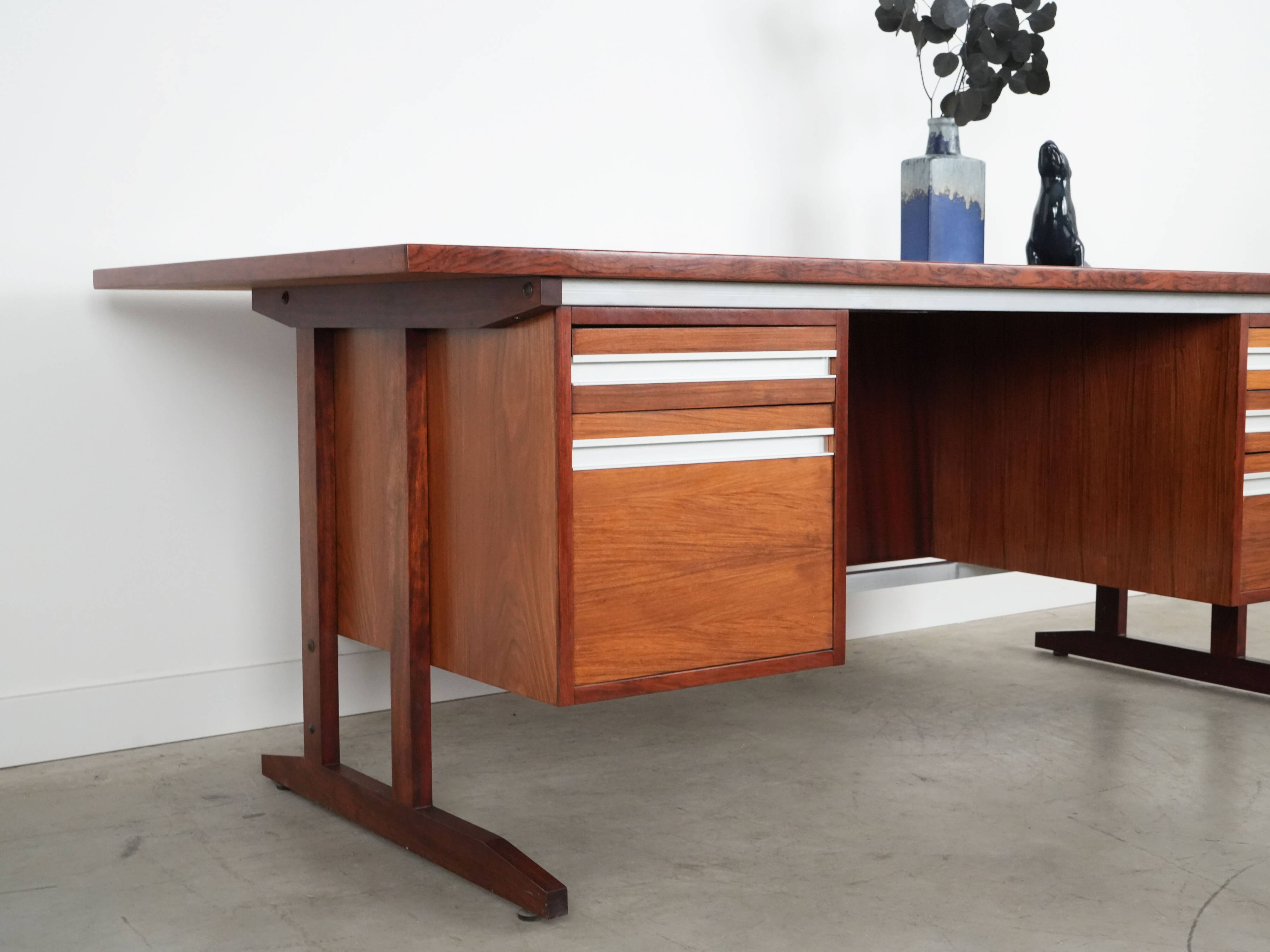 Rosewood desk, Danish design, 1970s, production: Denmark