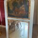 TRUMEAU Louis XVI, Large Model, in gilded wood from the 19th century