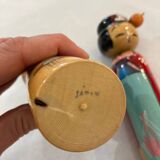 Pair of Kokeshi dolls