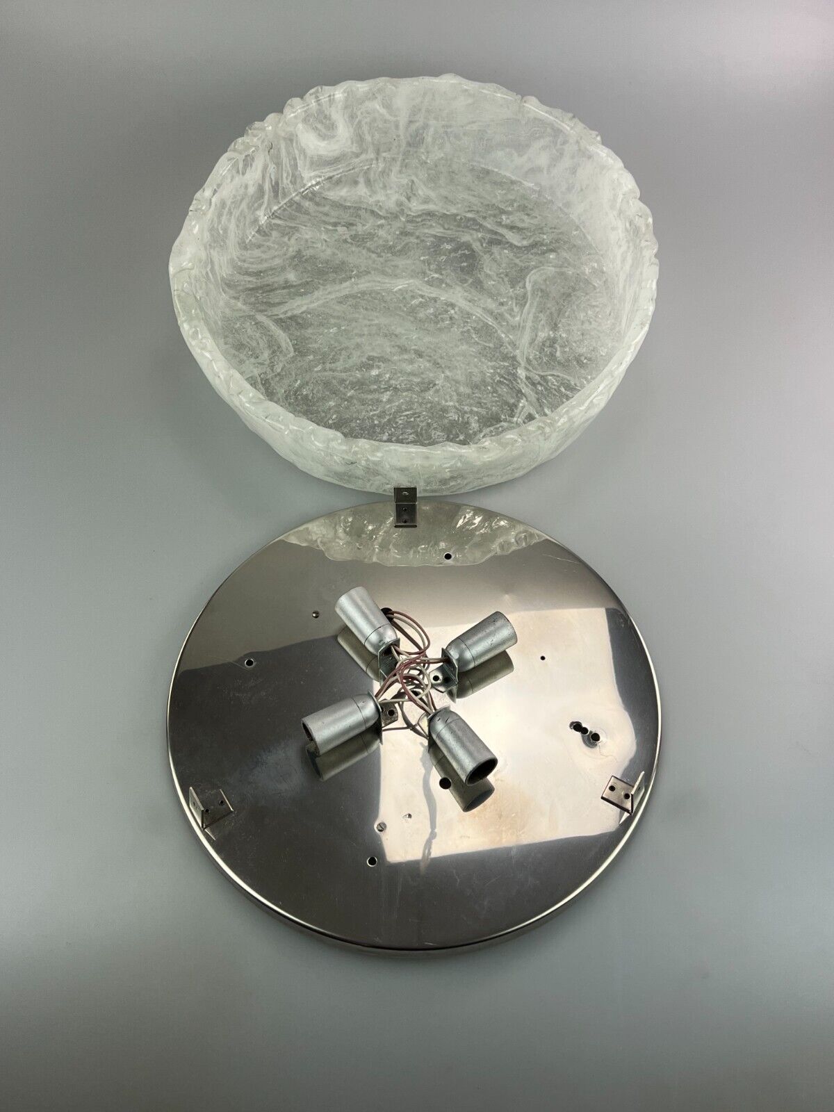 Flush Mount Ceiling Light Ice Glass Kaiser Leuchten
