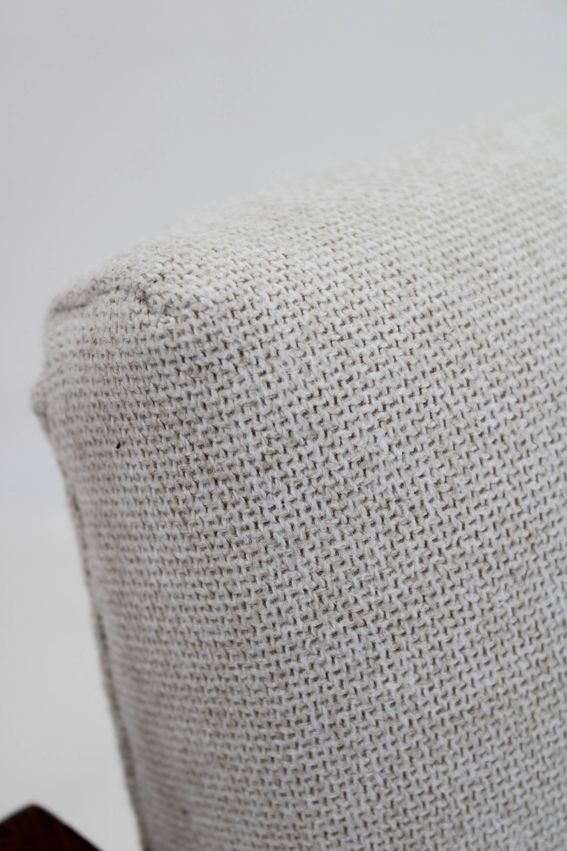 1970s Pair of Rare Oak Armchairs by ULUV, Czechoslovakia