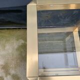 Pair of gilded brass end tables