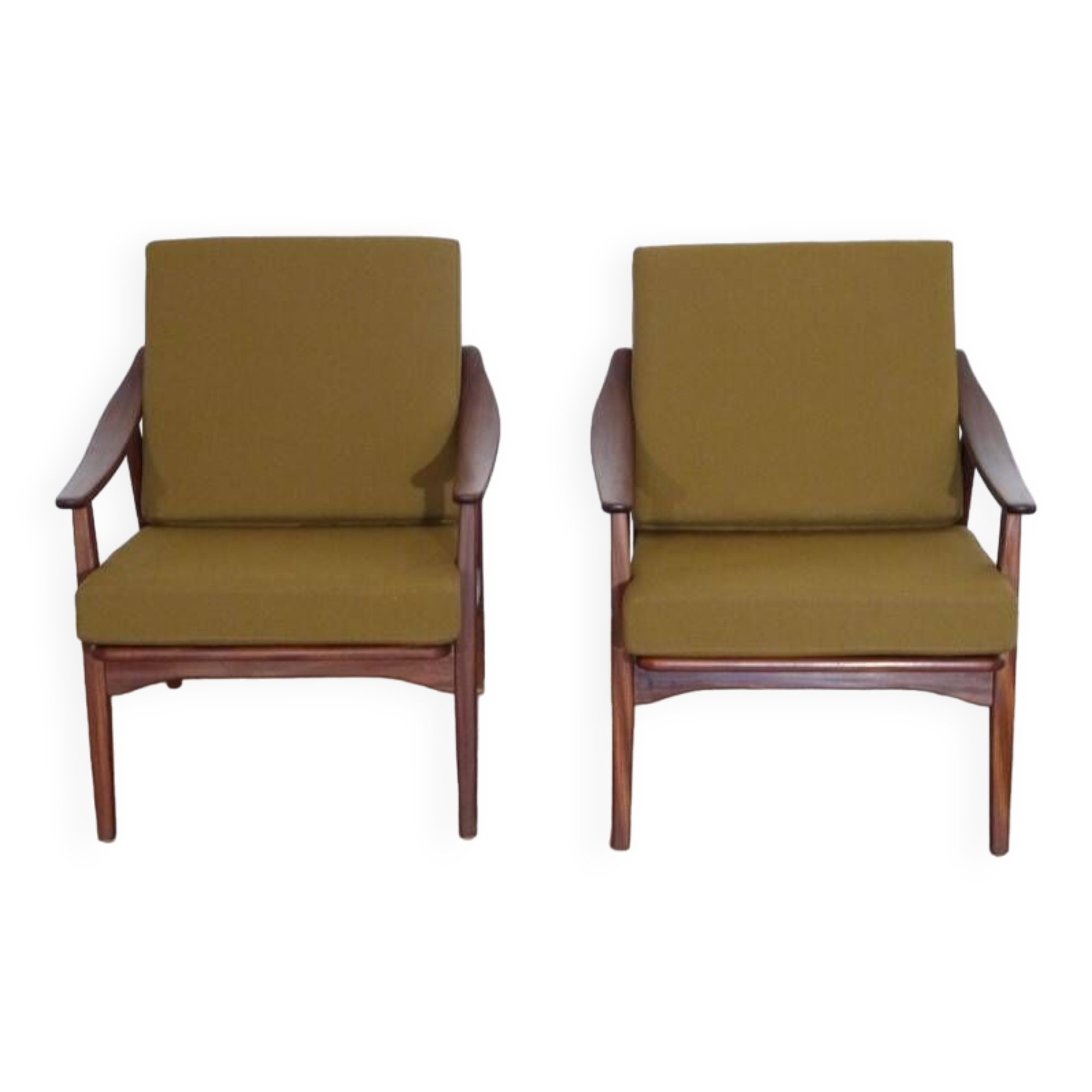 Paire de fauteuils danois en teck 1960