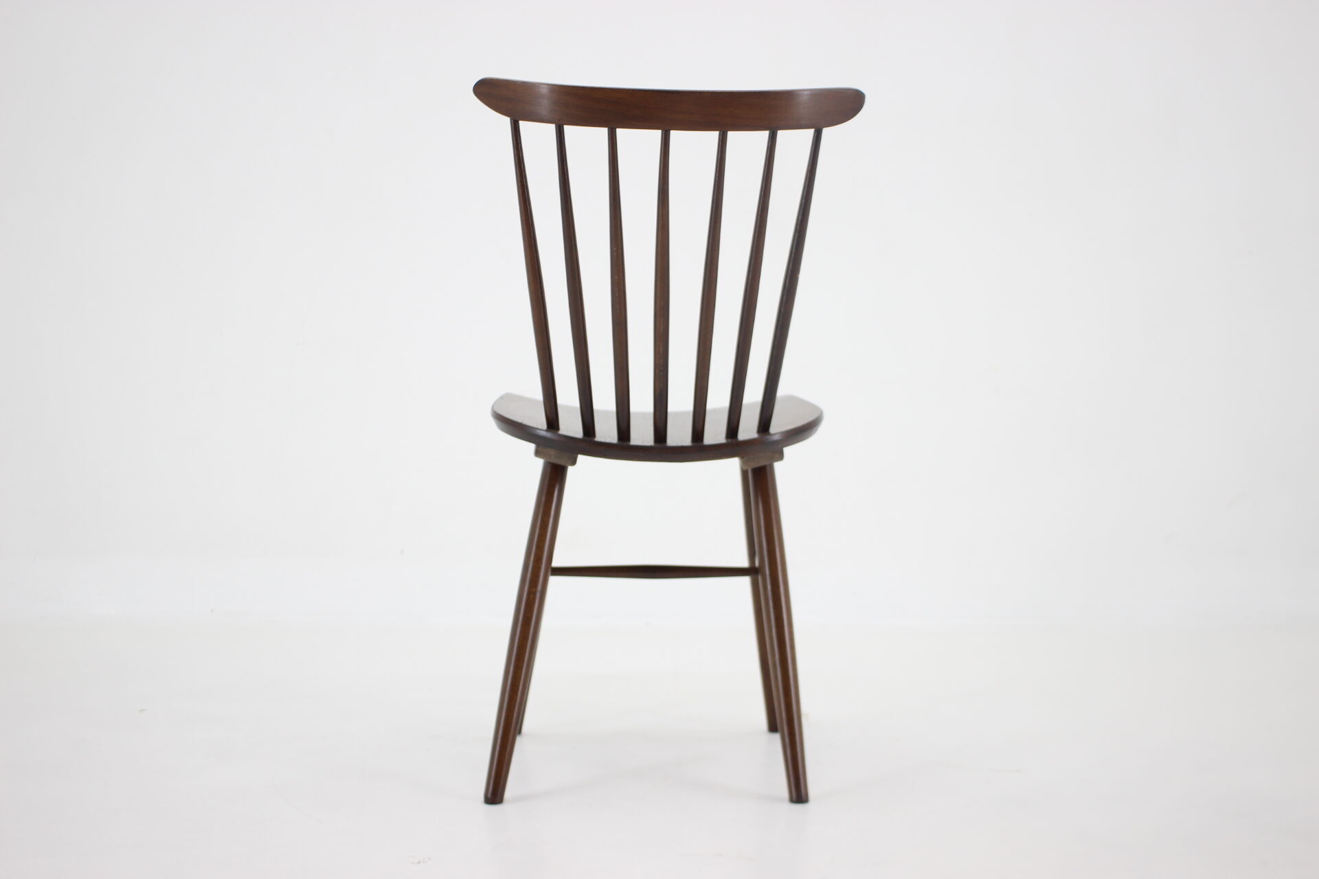 1970s Beech dining chair, Czechoslovakia