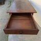 Rustic monastery farmhouse table, antique, 19th century, made of walnut.