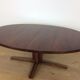 Table à manger à rallonge en bois de rose du milieu du siècle par John Mortensen