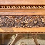 Louis XVI-style walnut library showcase