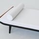 Daybed Cleopatra in white fabric by Dick Cordemeijer Auping Netherlands 1954