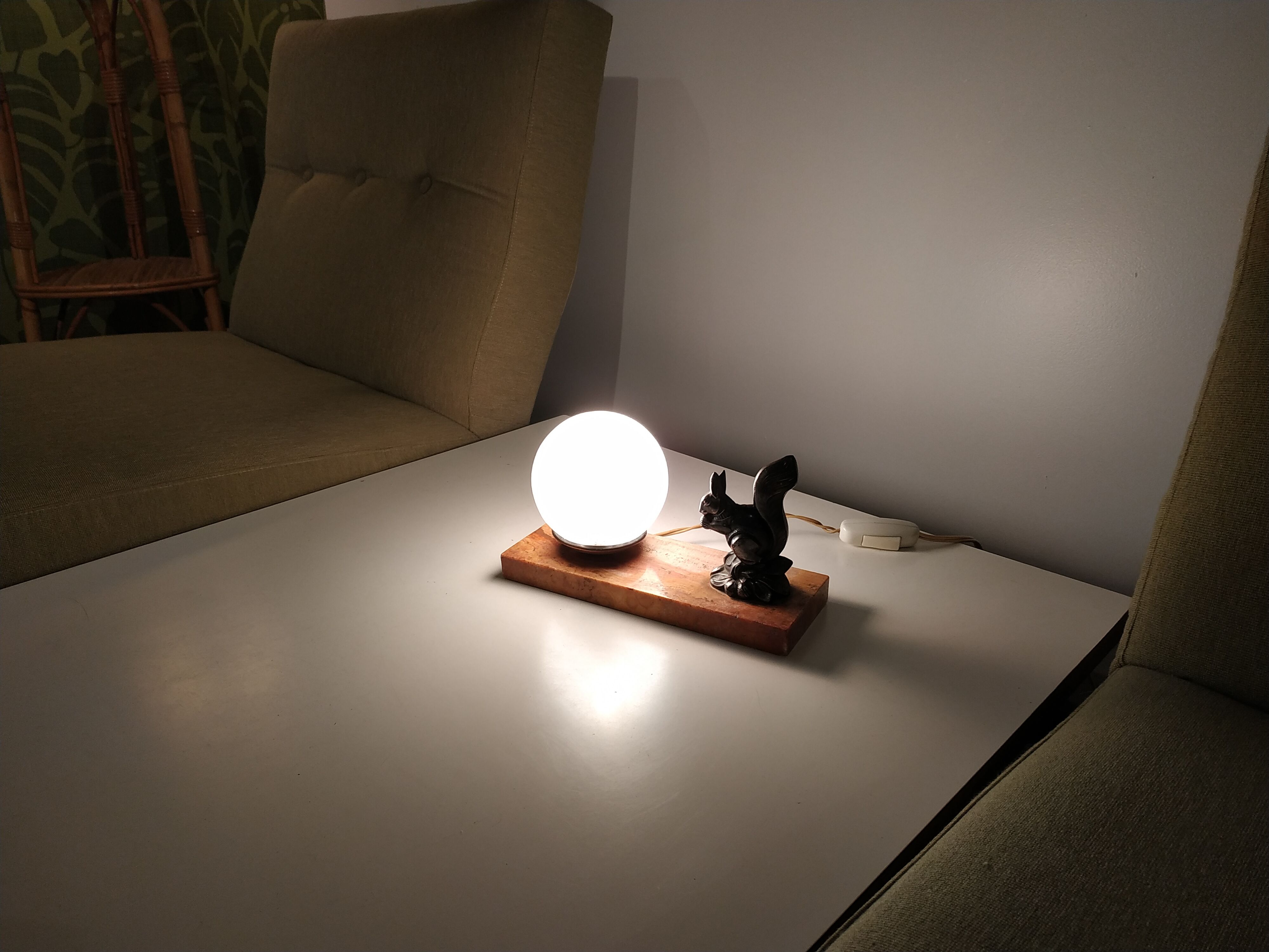 Squirrel art deco watch