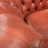 Pair of chesterfield armchairs