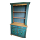 Rustic dresser with floral decor