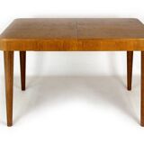 Restored Oak Extendable Dining Table by Jindřich Halabala, 1950s