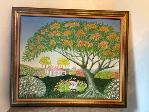 Enfants au jardin école du XXEME siècle