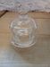 Individual glass butter dish