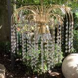 Crystal spider chandelier 1970