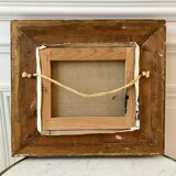 Table / vintage canvas country