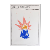 Drawing an explosion