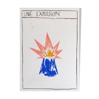 Dessin une explosion