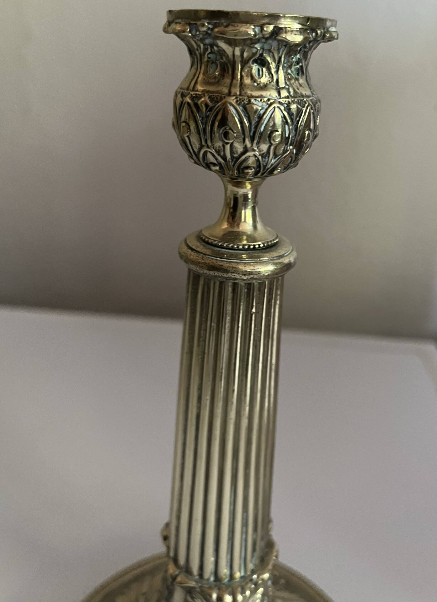 Bronze candlestick