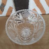 Bonbonnière ciselée cristal forme sphère