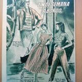 A vintage illustration, women's fashion, 1940