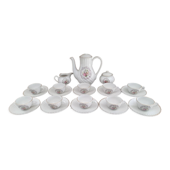 Coffee service 10 people 23 pieces K&G Lunéville model Tradition