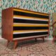 Chest of drawers U 453 Yellow by Jiri Jiroutek for Interier Praha, old edition from 1962