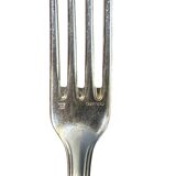 Silver metal cutlery set