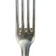 Silver metal cutlery set
