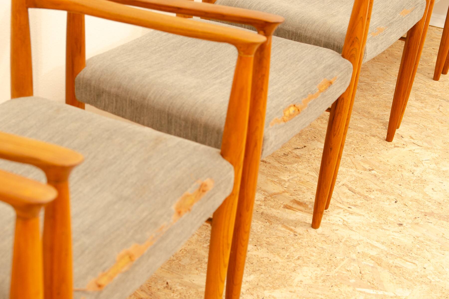 Chaises de salle à manger de style scandinave par Sedláček & Vyčítal, Tchécoslovaquie, années 1970