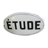 Plaque d’étude de notaire