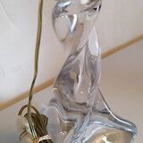 2 Lorraine crystal lamp bases