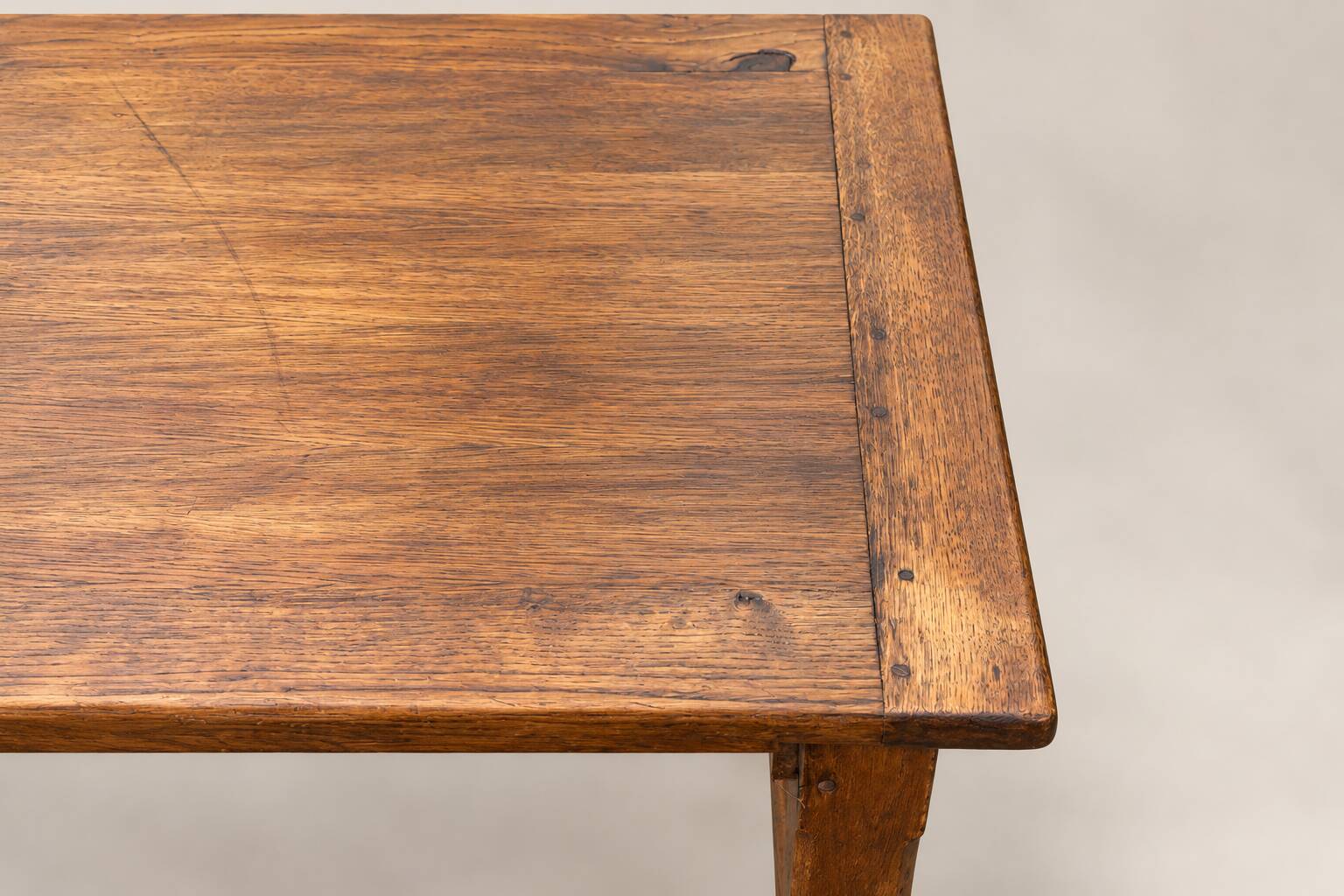 Table de ferme ancienne en chêne – 170 × 80 cm
