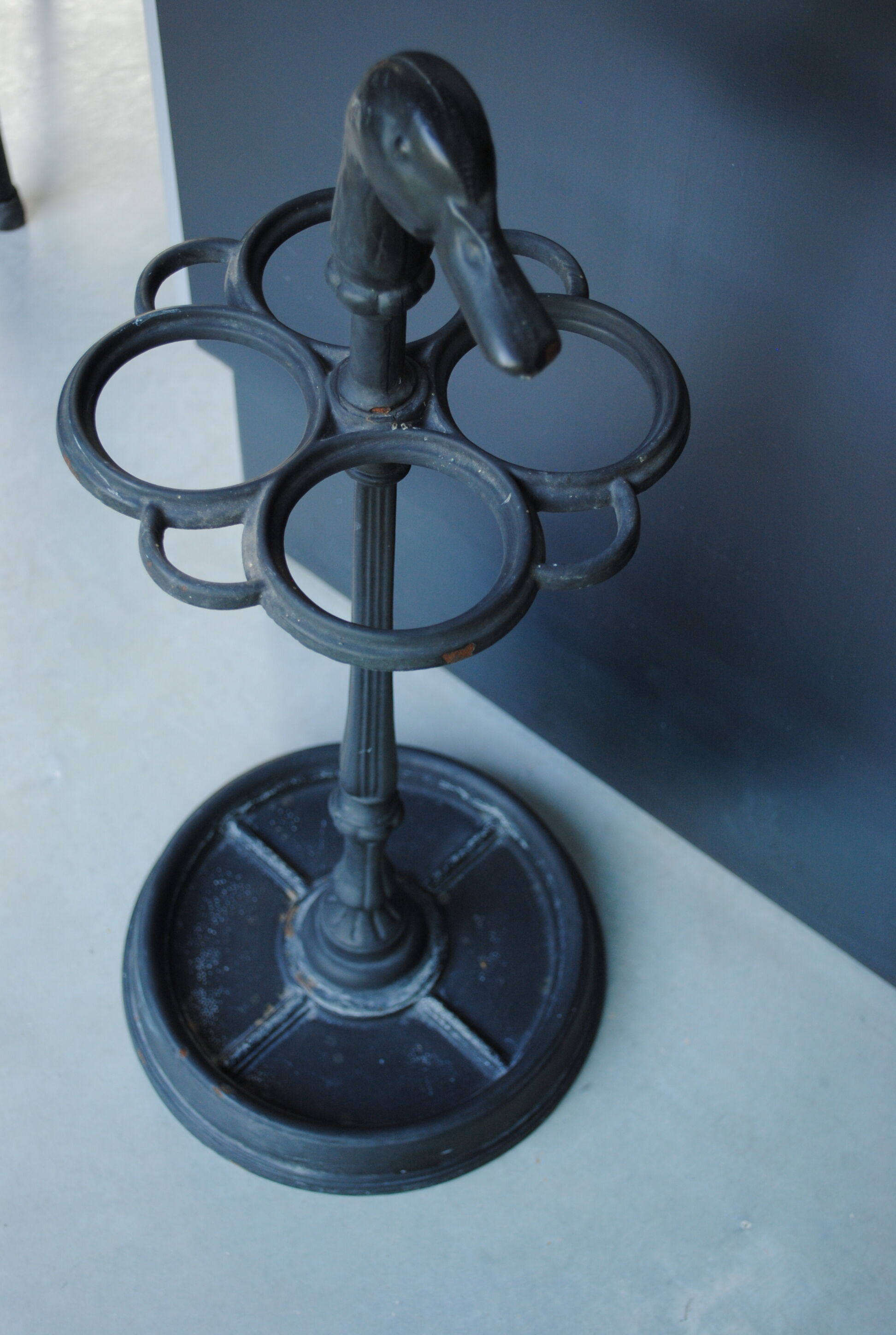 Umbrella cast-iron door