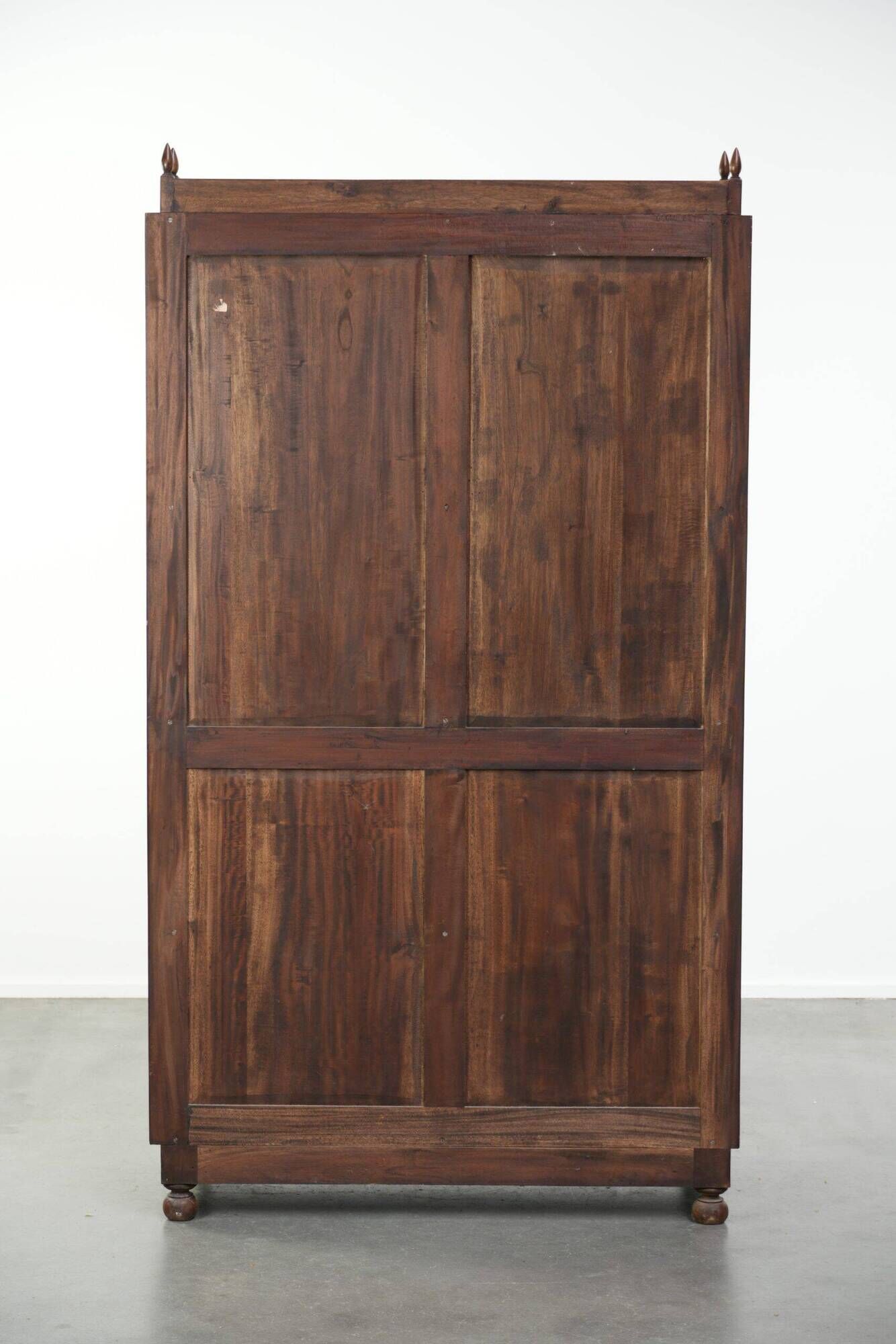Elegant wooden  bookcase with a classic English look from the 20th century