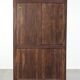 Elegant wooden  bookcase with a classic English look from the 20th century