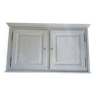 Très beau costaud cabinet armoire en gris Craie charmant campagnard a suspendre ou poser