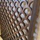 Art deco walnut claustra